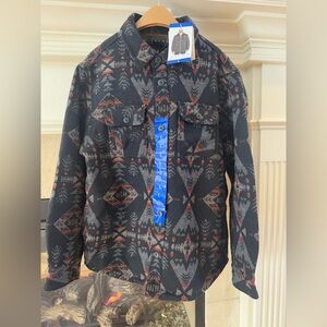 Jach’s New York Wool Blend Aztec Patterned Shirt Jacket